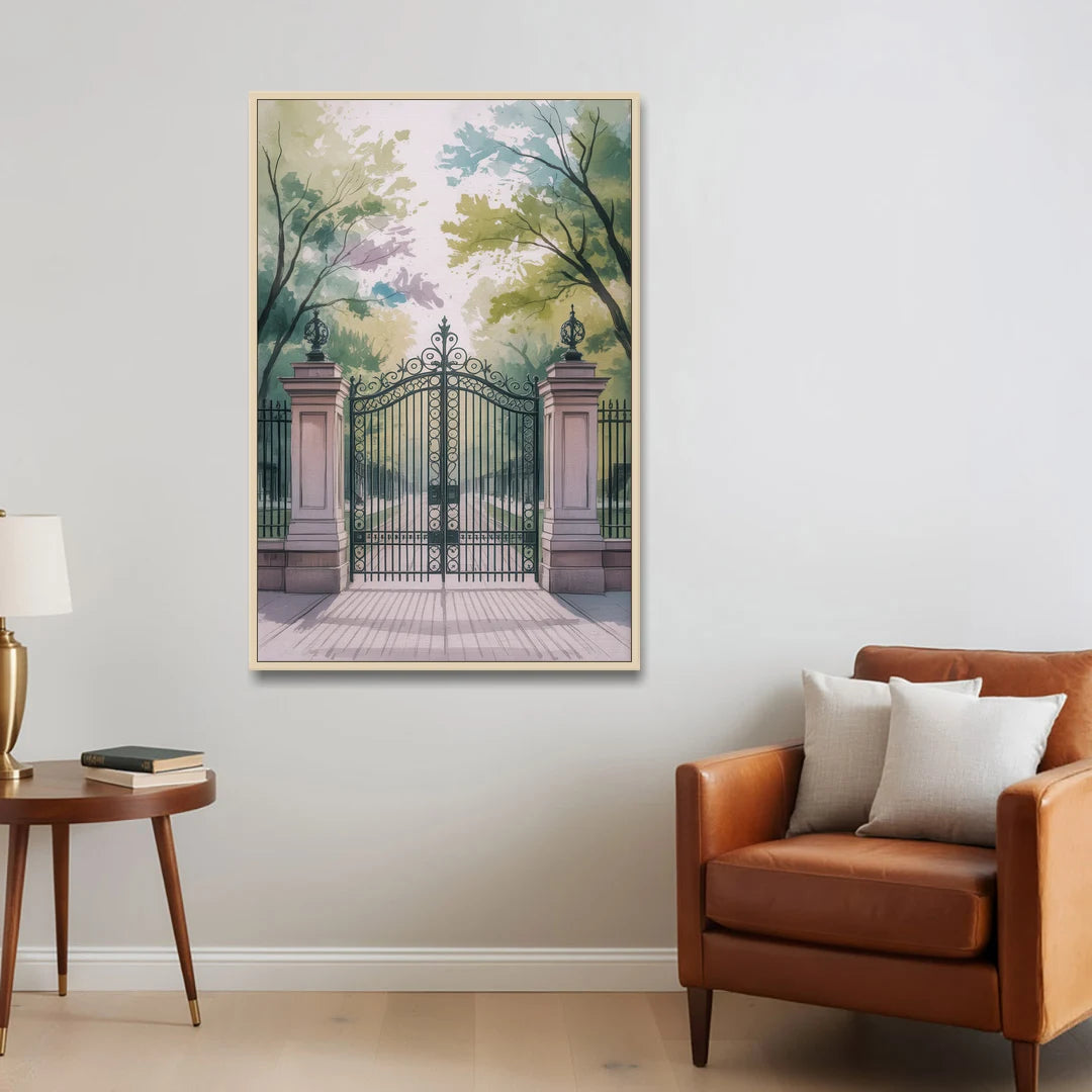 Trinity Bellwoods Park - Oak Framed Canvas Wall Art - Sofa - 32x48