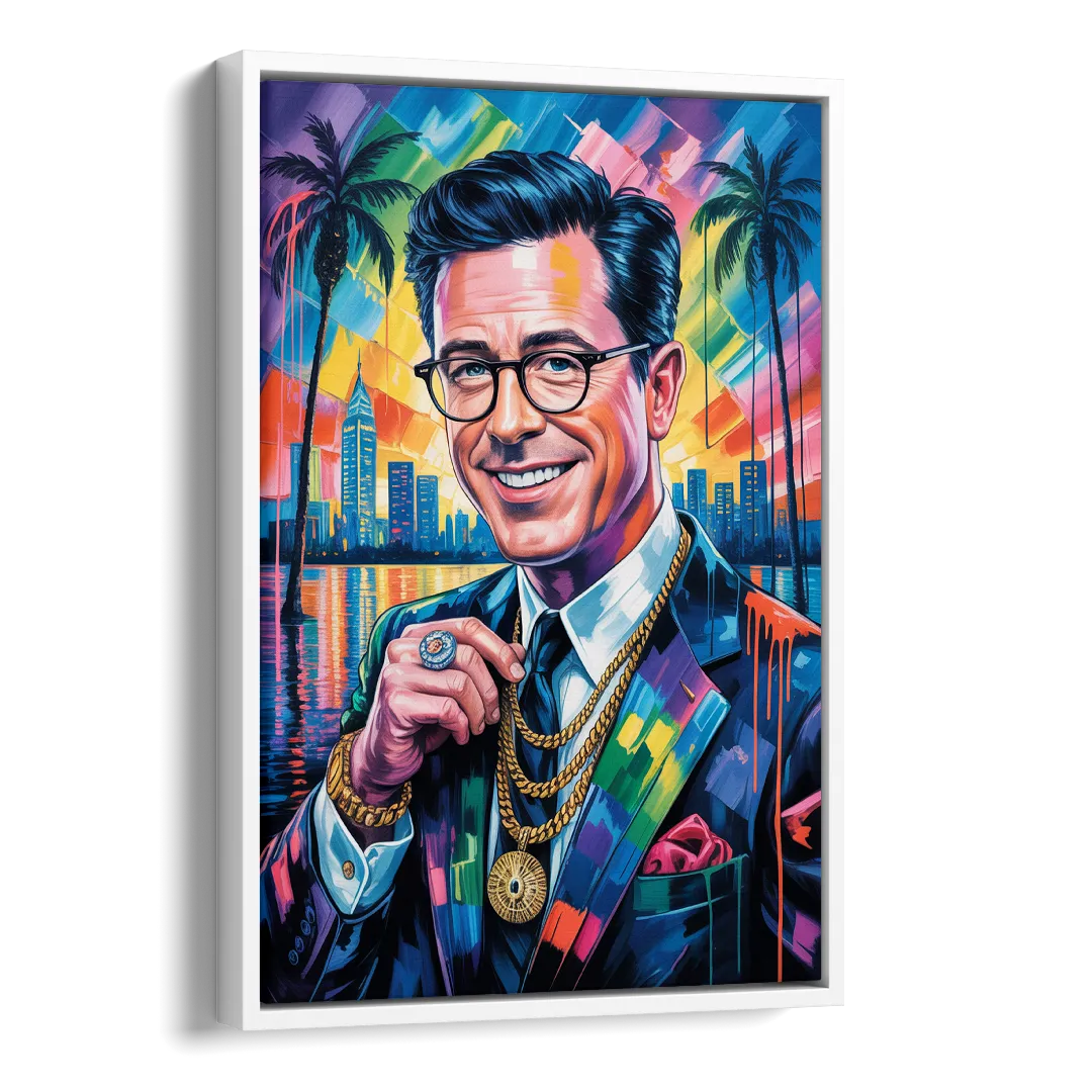 Truth Line 2.0 Side - White Canvas Wall Art