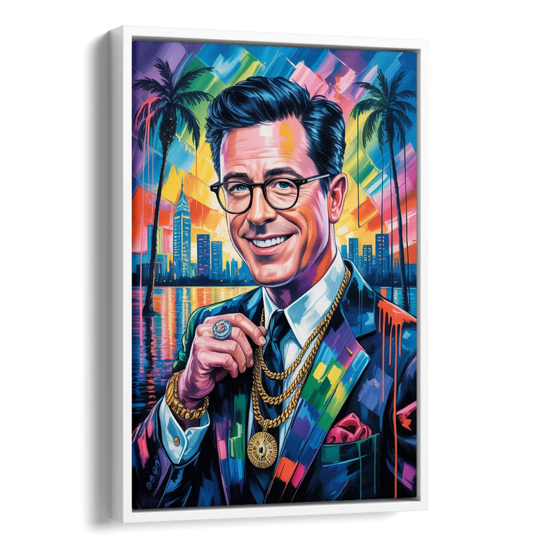 Truth Line 2.0 Side - White Canvas Wall Art