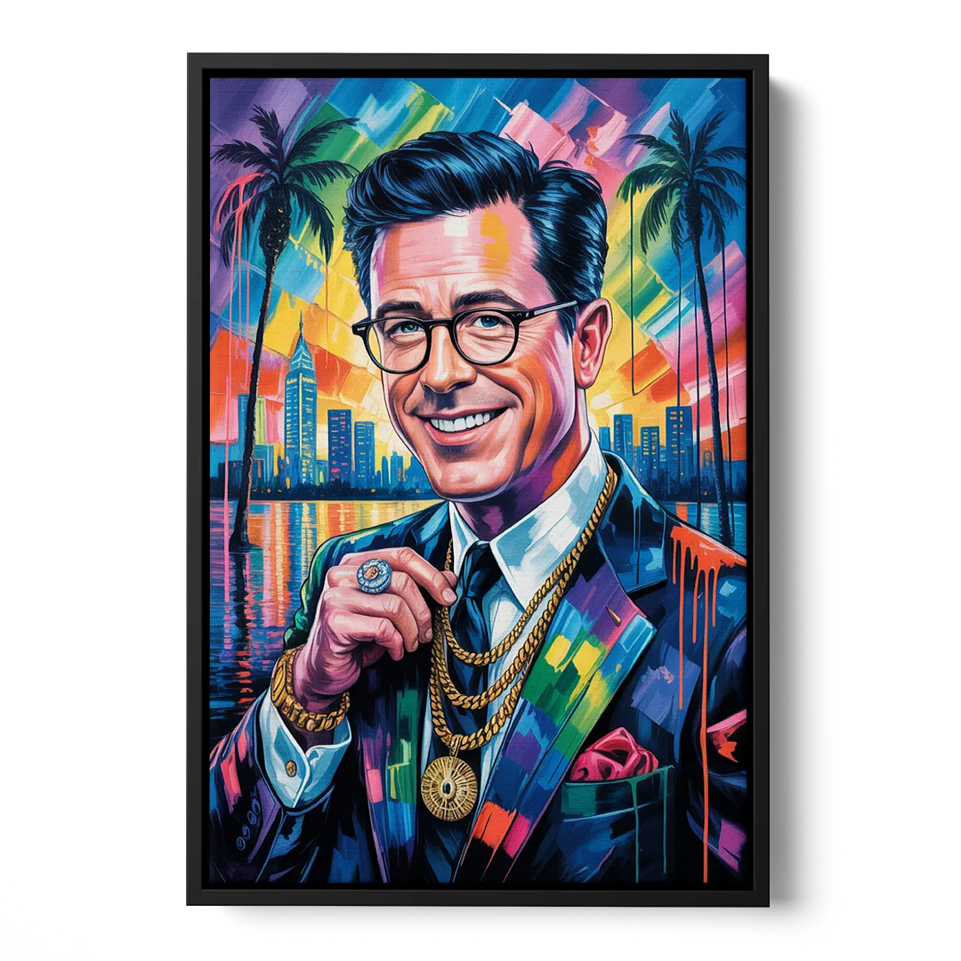 Truth Line 2.0 - Black Frame Canvas
