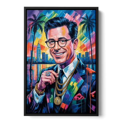 Truth Line 2.0 - Black Frame Canvas