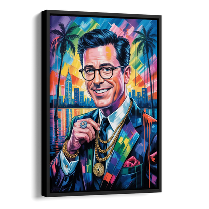 Truth Line 2.0 Side - Black Canvas Wall Art