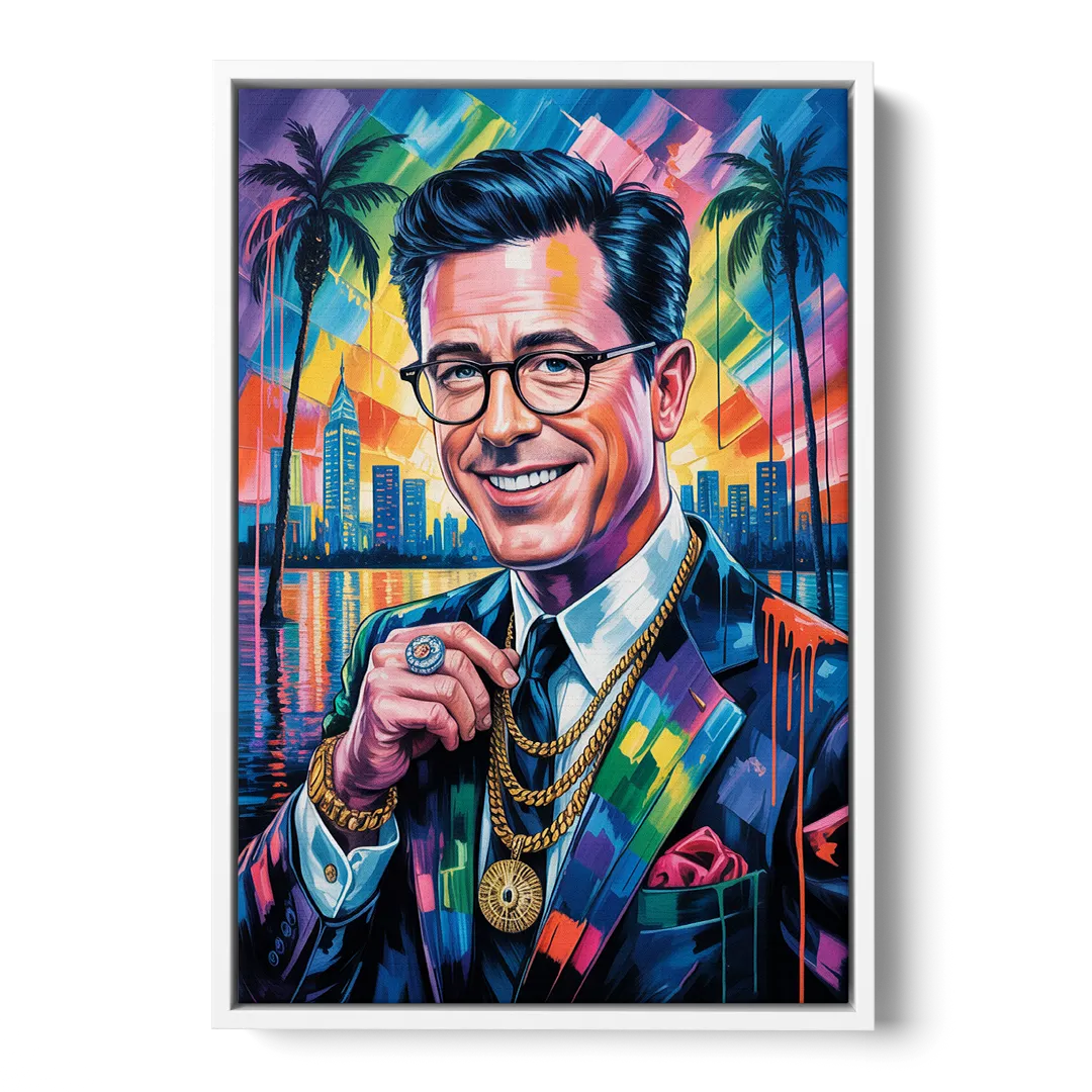 Truth Line 2.0 Front - White Canvas Wall Art