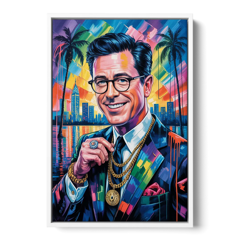 Truth Line 2.0 Front - White Canvas Wall Art