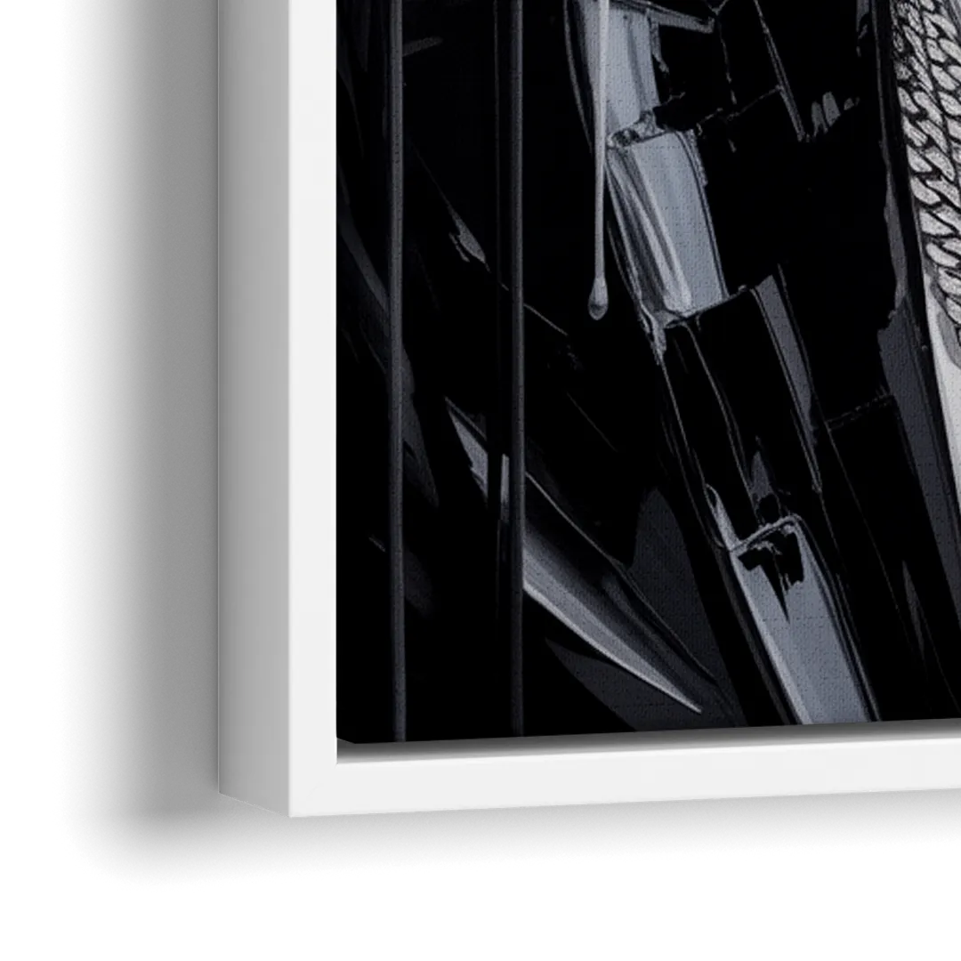 Truth Line - Close-Up White Frame Canvas