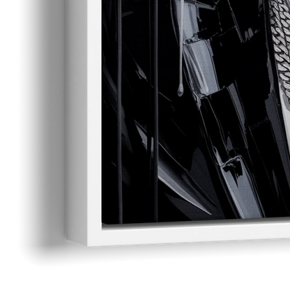 Truth Line - Close-Up White Frame Canvas