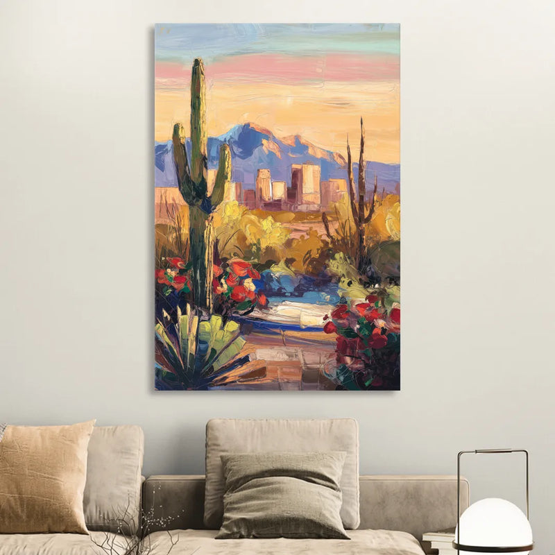 Tucson Arizona Pride Sitting Room - Canvas Wall Art