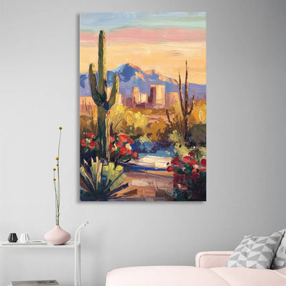 Tucson Arizona Pride Living Room - Canvas Wall Art