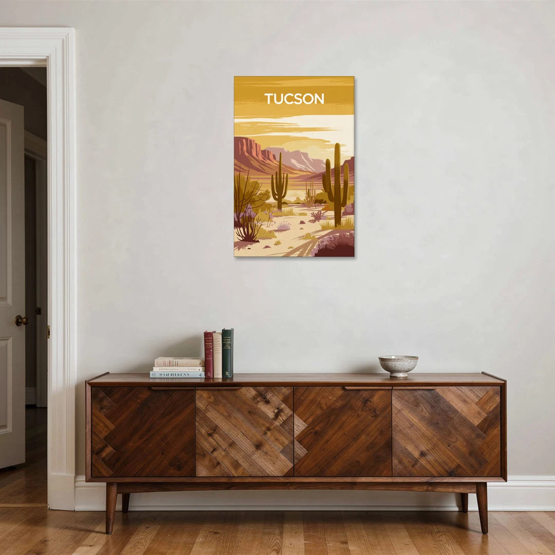 Tucson Mountain Views - Canvas Wall Art - Coffee Table - 24x36