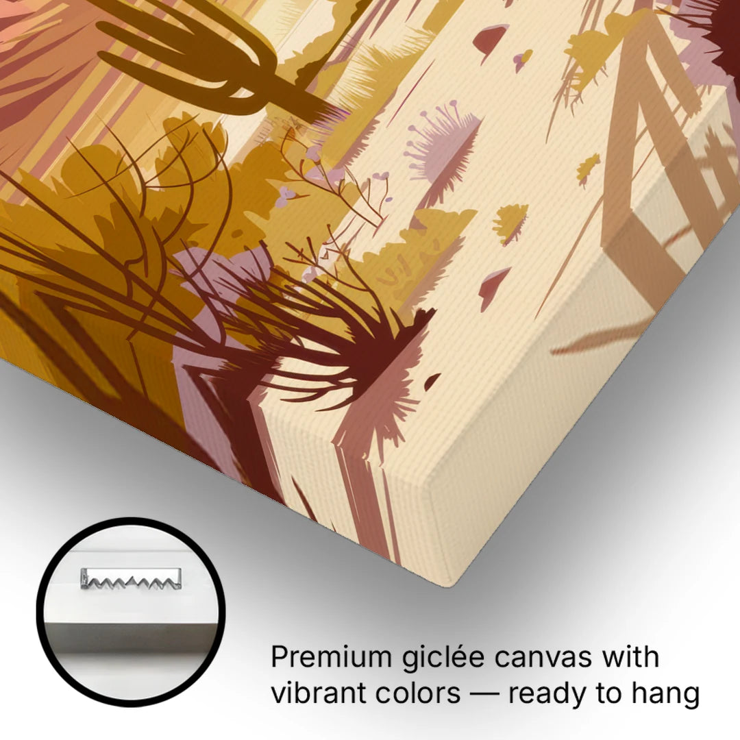 Tucson Mountain Views - Canvas Wall Art - Gallery Wrap Corner