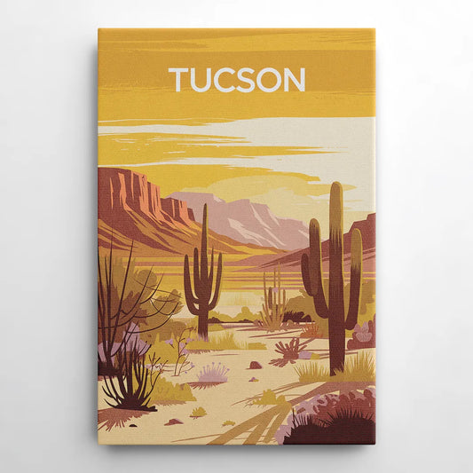 Tucson Mountain Views - Canvas Wall Art