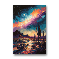 Tucson Night Sky - Canvas Wall Art - Front