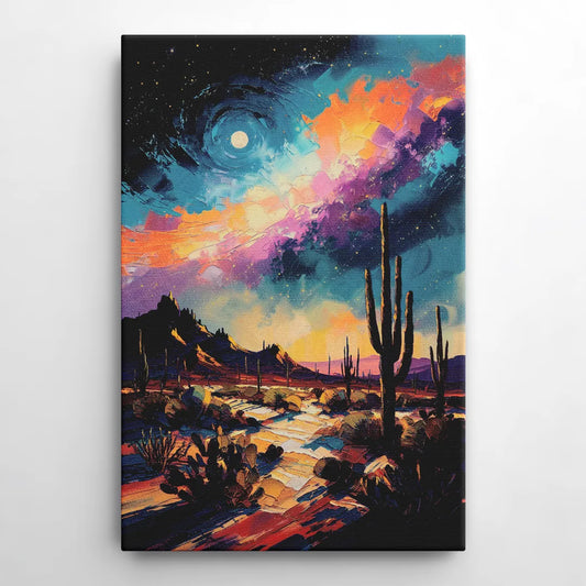 Tucson Night Sky - Canvas Wall Art