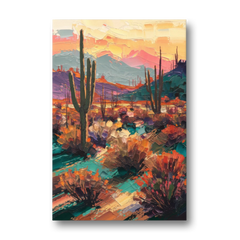 Tucson Sonoran Desert - Canvas Wall Art - Front