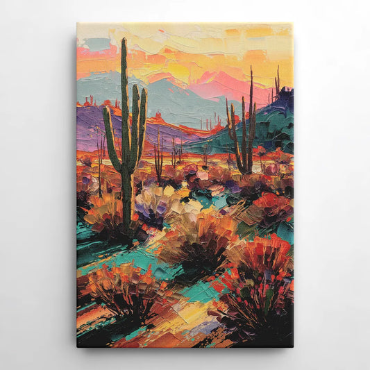 Tucson Sonoran Desert - Canvas Wall Art