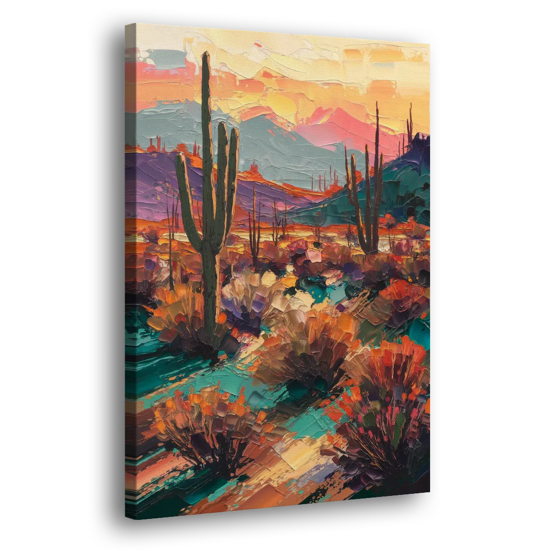 Tucson Sonoran Desert Side - Canvas Wall Art