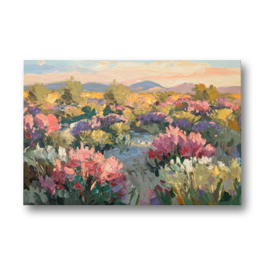 Tucson Wildflower Fields - Canvas Wall Art - Front