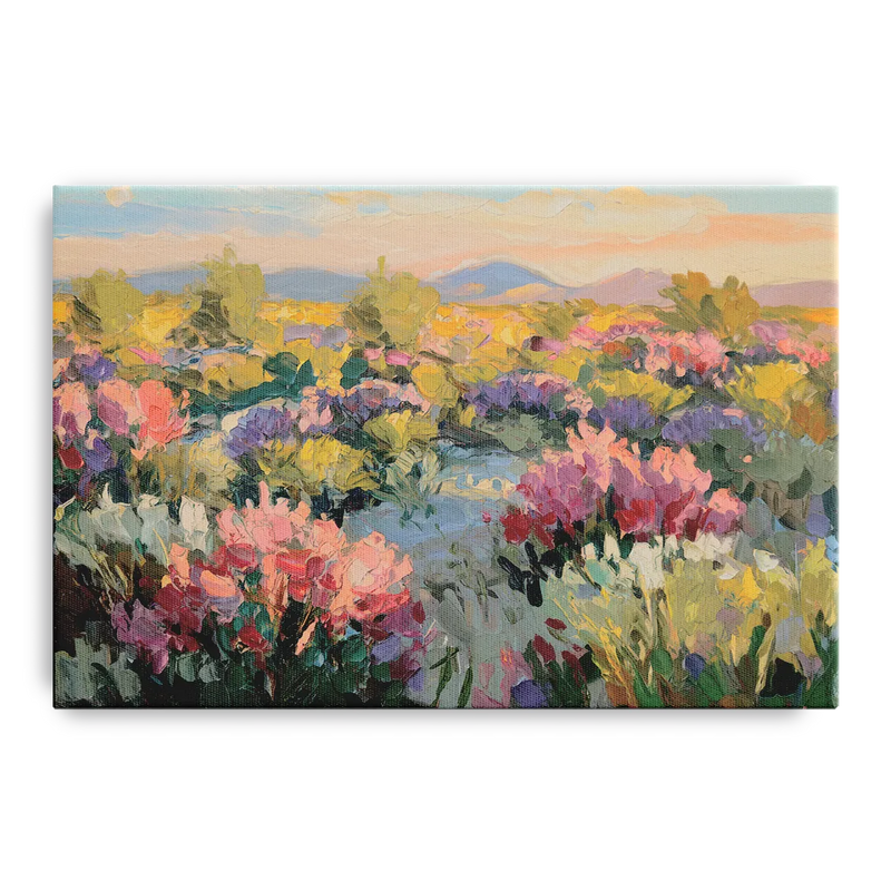 Tucson Wildflower Fields Front - Canvas Wall Art