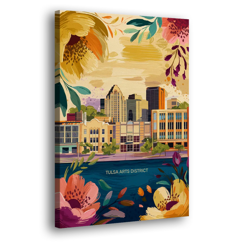 Tulsa Arts District - Canvas Wall Art