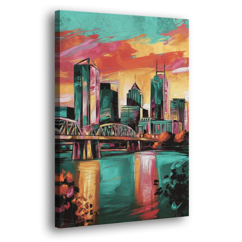 Tulsa Downtown Vibes - Canvas Wall Art