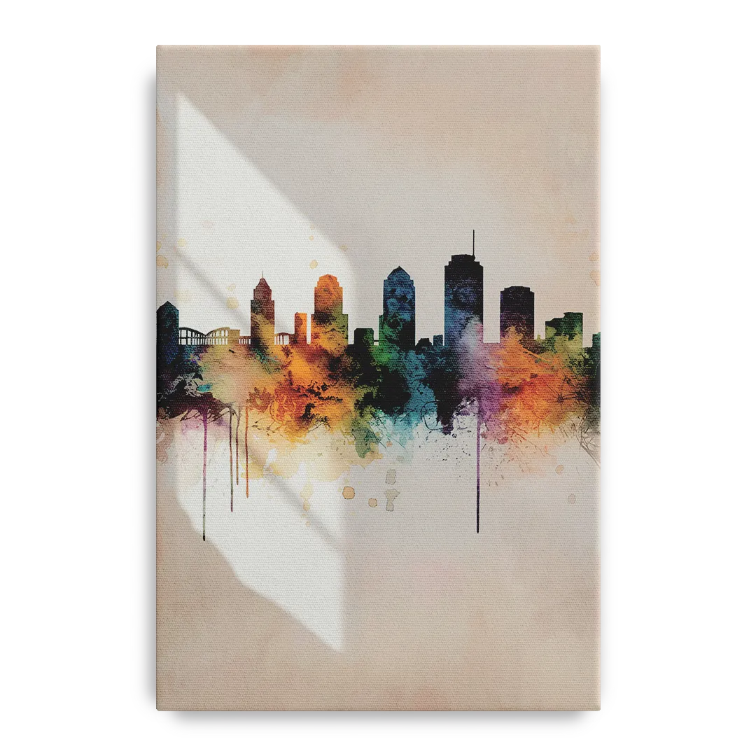 Tulsa Historic Landmarks Front - Canvas Wall Art