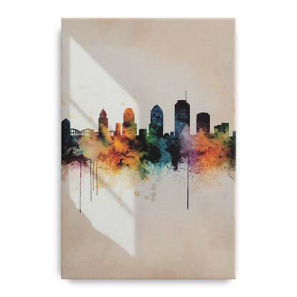 Tulsa Historic Landmarks Front - Canvas Wall Art