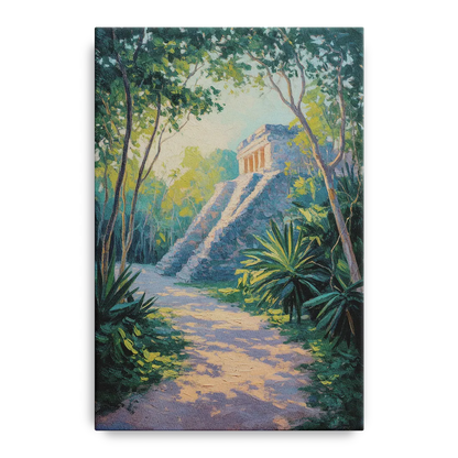 Tulum Jungle Path Front - Canvas Wall Art