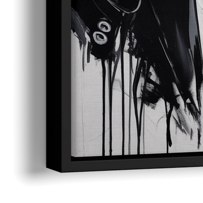 Unforgiven - Close-Up Black Frame Canvas