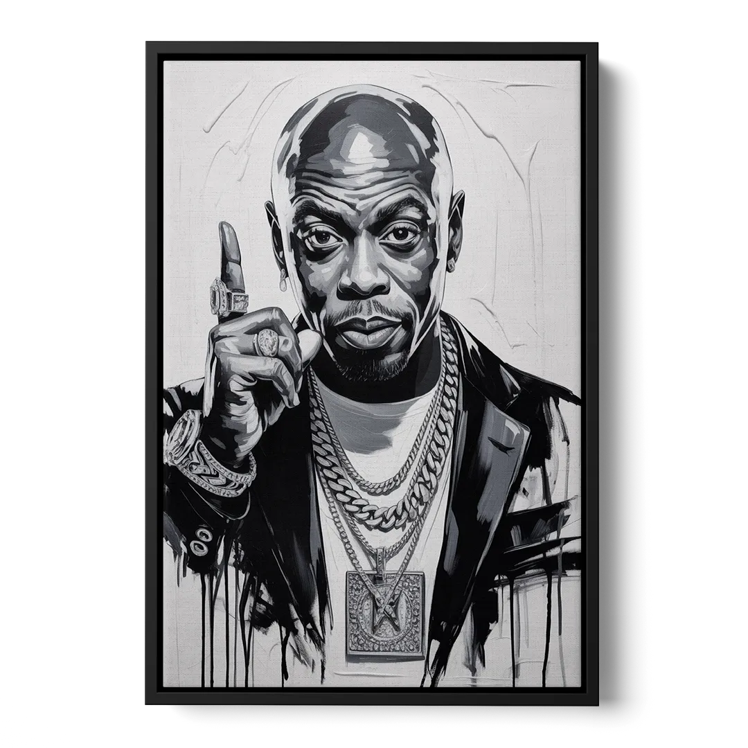 Unforgiven - Black Frame Canvas