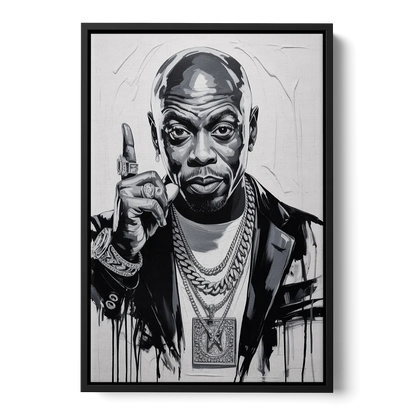 Unforgiven - Black Frame Canvas