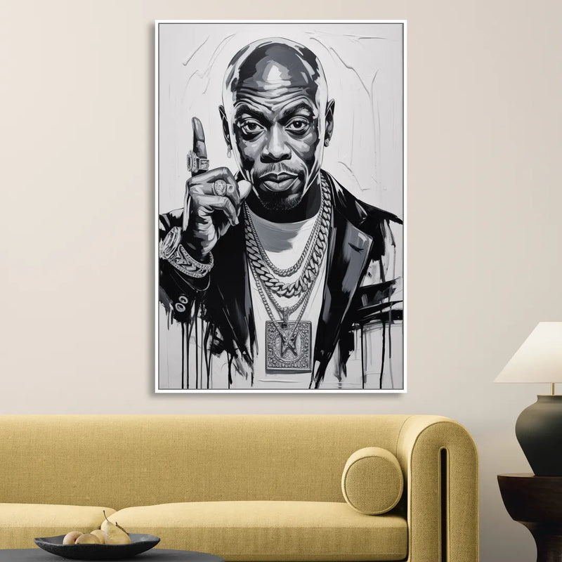 Unforgiven Sitting Room - White Canvas Wall Art