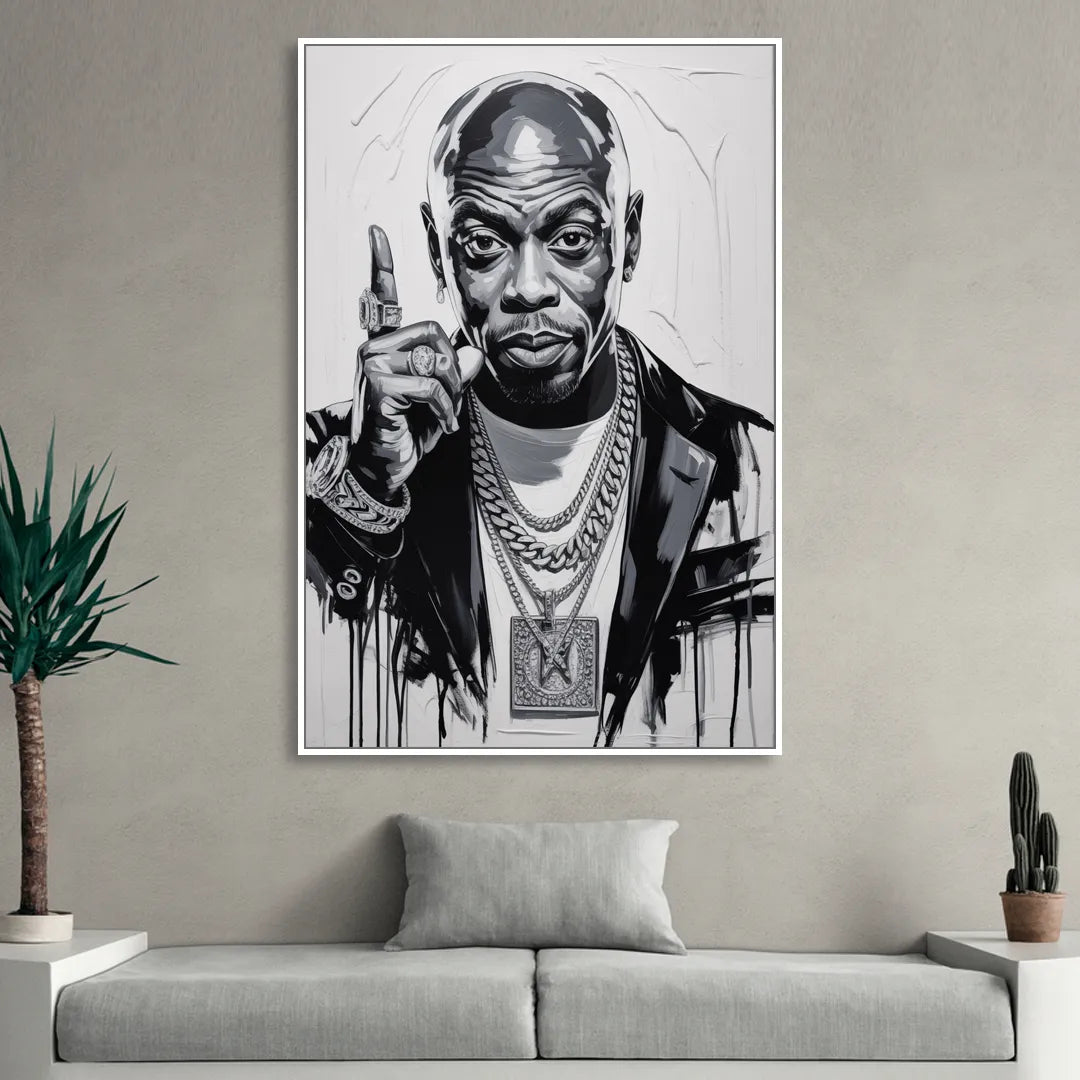 Unforgiven Living Room - White Canvas Wall Art