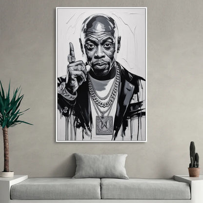 Unforgiven Living Room - White Canvas Wall Art