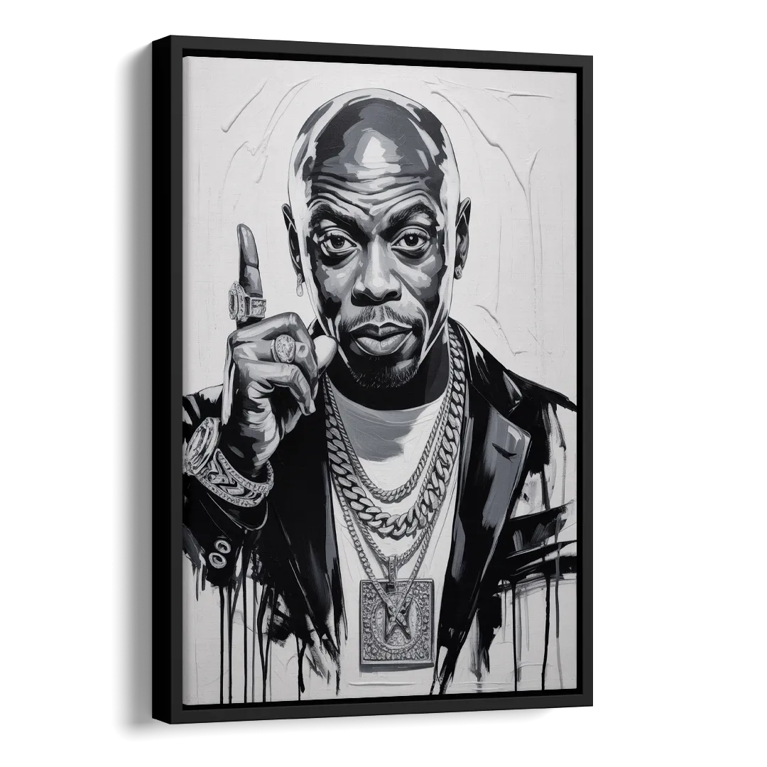 Unforgiven Side - Black Canvas Wall Art