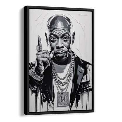 Unforgiven Side - Black Canvas Wall Art