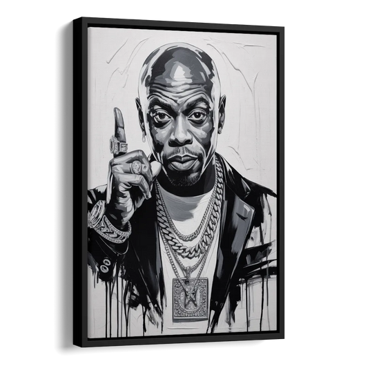 Unforgiven Side - Black Canvas Wall Art