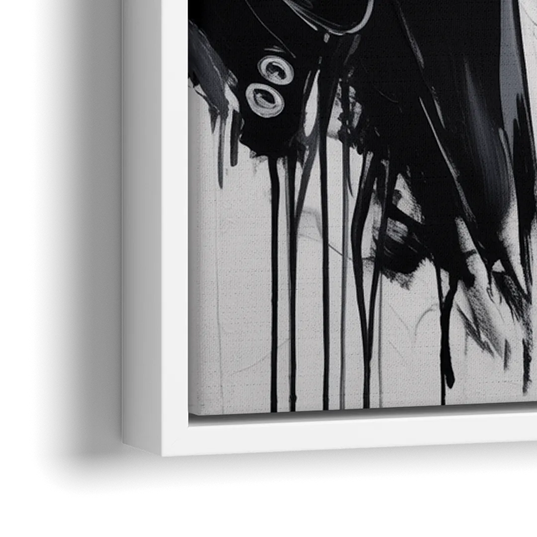 Unforgiven - Close-Up White Frame Canvas