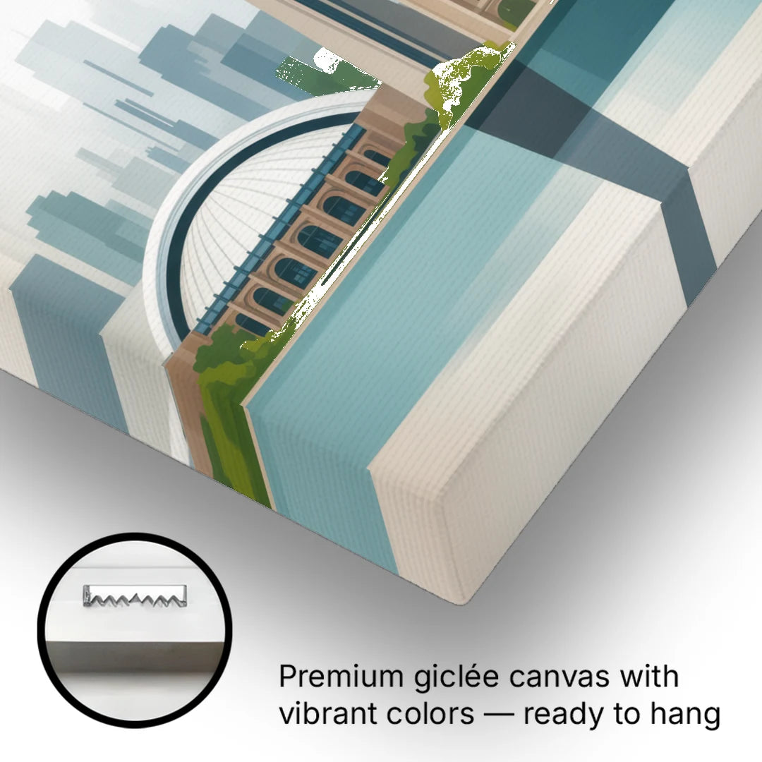 University of Toronto Campus - Canvas Wall Art - Gallery Wrap Corner