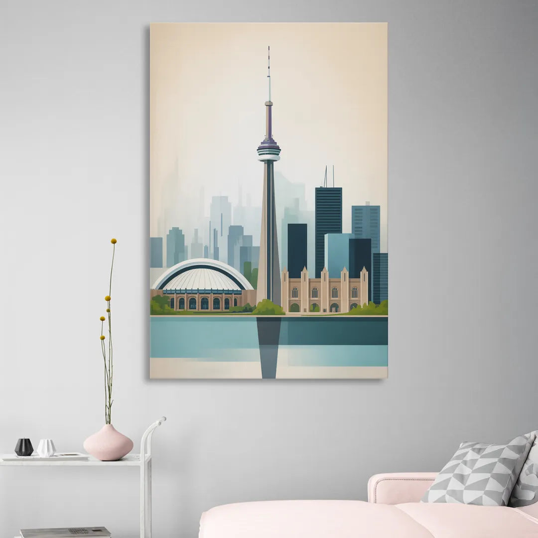 University of Toronto Campus Sitting Room - Canvas Wall Art