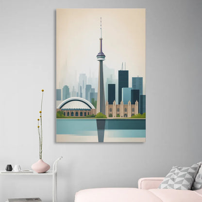 University of Toronto Campus Sitting Room - Canvas Wall Art