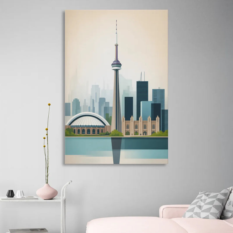 University of Toronto Campus Sitting Room - Canvas Wall Art