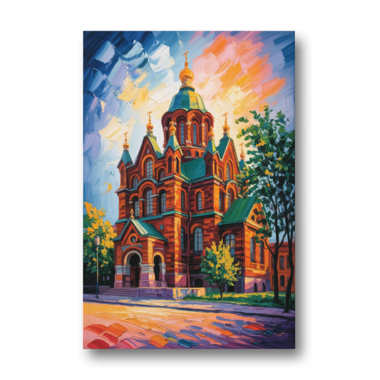 Uspenski Cathedral Charm - Canvas Wall Art - Front