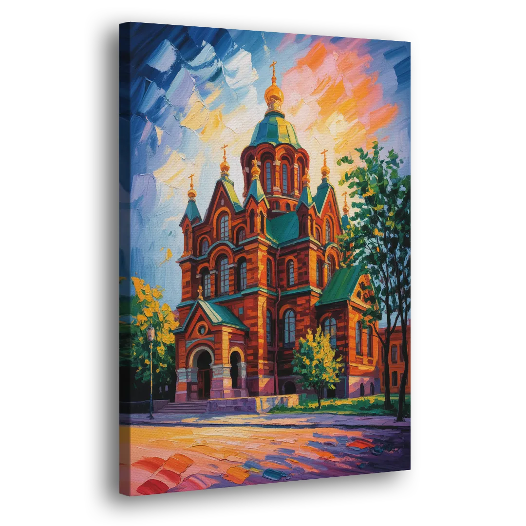 Uspenski Cathedral Charm Side - Canvas Wall Art