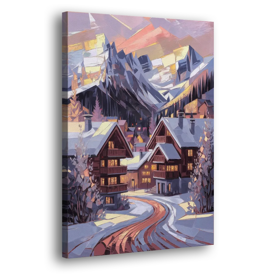 Vail Alpine Village Side - Canvas Wall Art