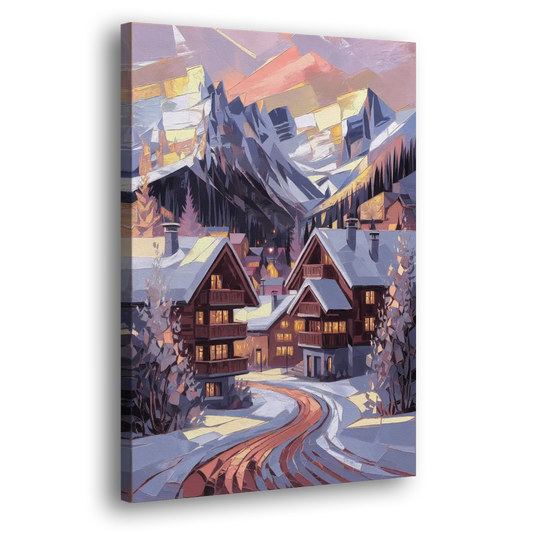 Vail Alpine Village Side - Canvas Wall Art