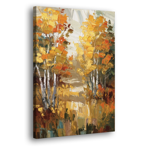 Vail Aspen Forest - Canvas Wall Art - Side