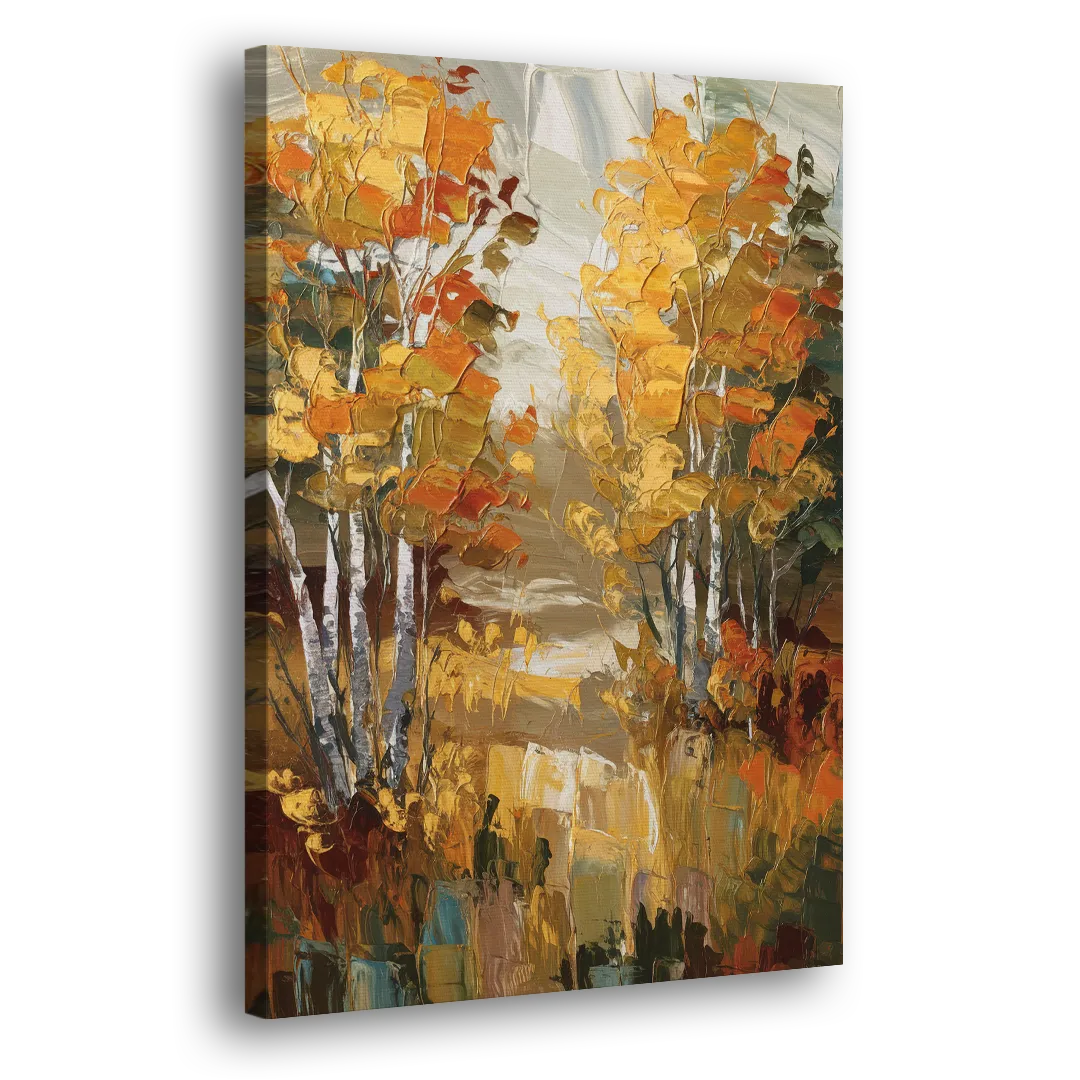 Vail Aspen Forest Side - Canvas Wall Art