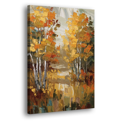 Vail Aspen Forest Side - Canvas Wall Art
