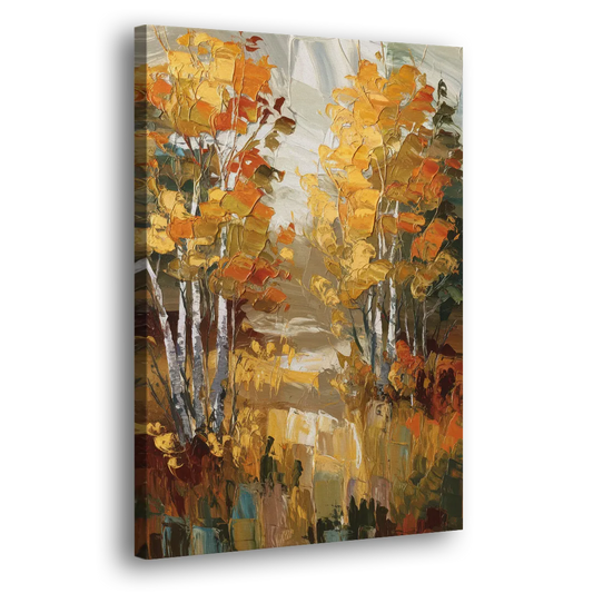 Vail Aspen Forest Side - Canvas Wall Art