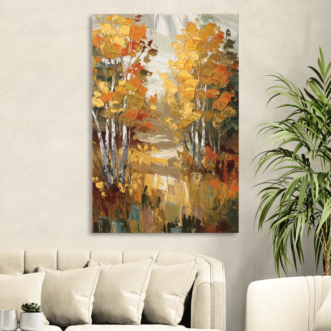 Vail Aspen Forest Sitting Room - Canvas Wall Art
